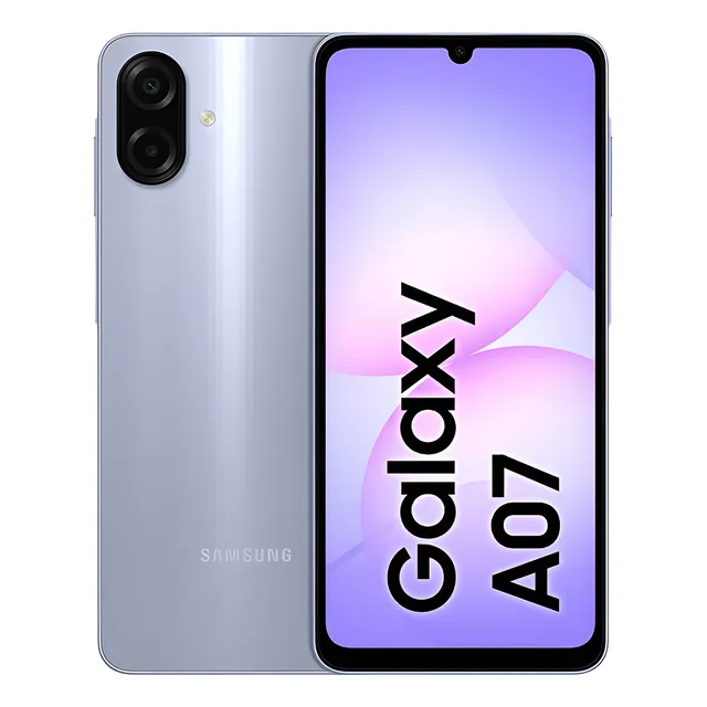 Celular Samsung Galaxy A07 256gb, 8gb, Câmera 50mp, Tela 6.7 , Proteção Ip54, Processador 6nm - Violeta