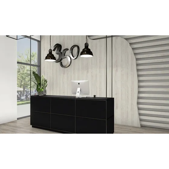Mdf Melamínico Negro Brillo 18 Mm X 2.80 M X 2.07 M