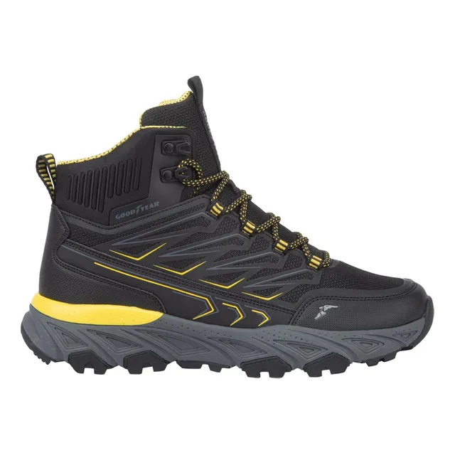 Bota Hiker Todo Terreno Goodyear 3382 Negro Amarillo Hombre