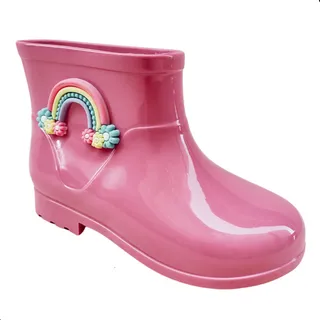 Galocha Menina Infantil Bota Chuva Iris Impermeavel Lila Galocha Menina Infantil Bota Chuva Iris Impermeavel Lila