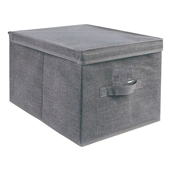 Butaca Silla Cajon Taburete Plegable Sala Puff 33cm Cuadrado