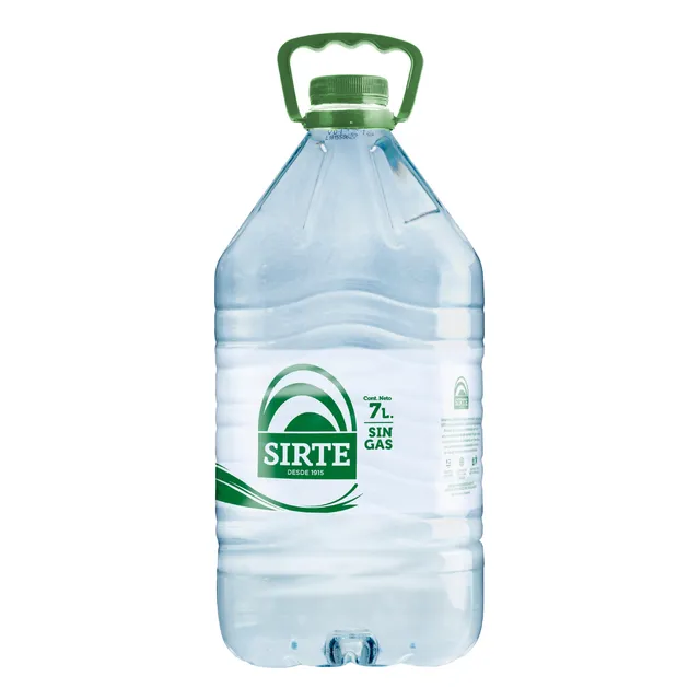 Agua Mineral Sin Gas Sirte Bidón 7 L.
