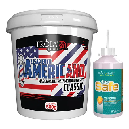 Alisamento Americano Classic Para Cabelo Troia Hair 500g