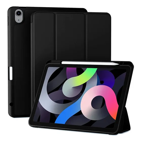 Funda Soft Tpu Reforzada Slot Lapiz Para iPad 11' Chip A16