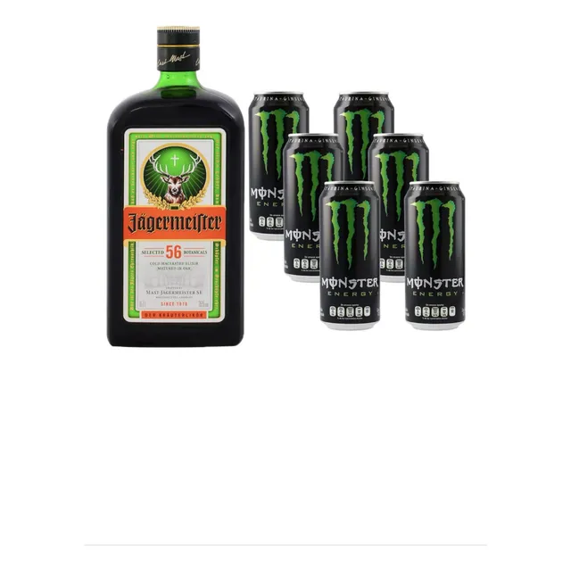 Combo Jagermeister + Pack Monster X 6