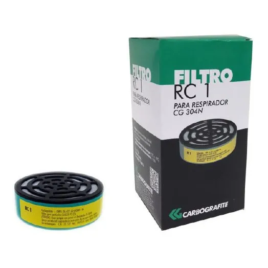 Filtro Rc 1 Carbografite (para Máscara Cg 304n) 06 Unidades