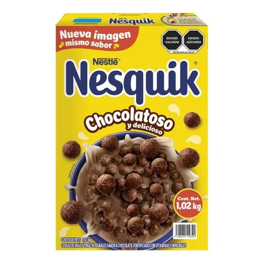 Cereal Nesquik De Chocolate Nestle 1.02 Kg Mas Chocolatoso