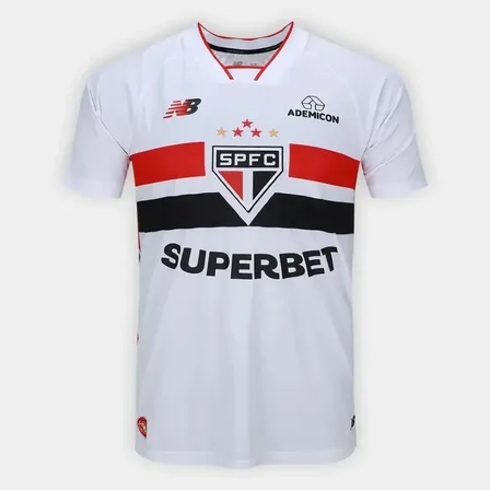 Camisa São Paulo I 25/26 Masculina Torcedor Oficial