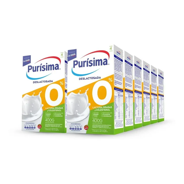 Purísima Deslactosada 0% Lactosa X 400g. (12 Unidades)