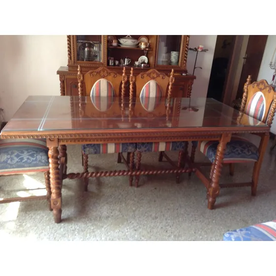 Juego Comedor Salomon Xv De 6 Sillas Usado Muebles 