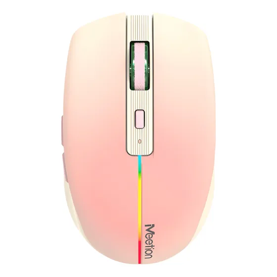 Mouse Inalámbrico Btm002 Bt Pink Meetion