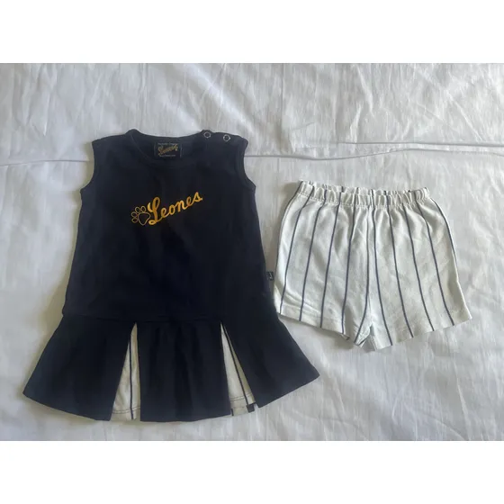 Vestido Leones Del Caracas Azul Talla 12 Meses