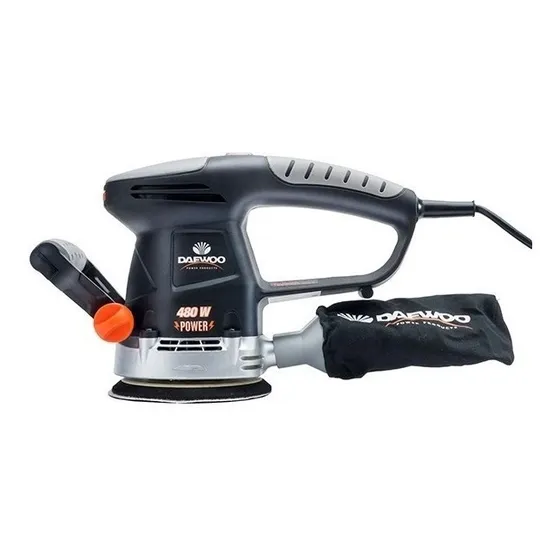 Lijadora roto orbital Daewoo DAOS480 negra 50Hz 480W 220V