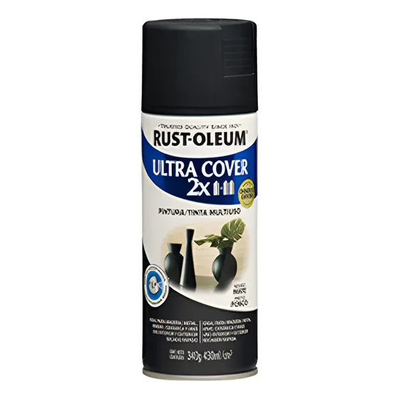 Pintura Aerosol Rust Oleum Color Negro -mate O Satinado. Ufa