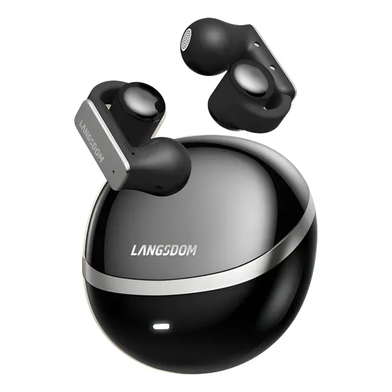 Audifonos Deportivos Inalámbricos Ipx5 26h Langsdom Ts28 Negro