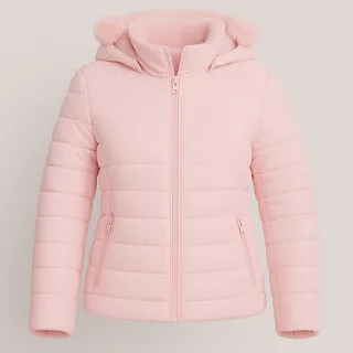 Jaqueta Puffer Feminina Forrada Touca RemovĂvel Com Pelinho Jaqueta Puffer Feminina Forrada Touca RemovĂvel Com Pelinho