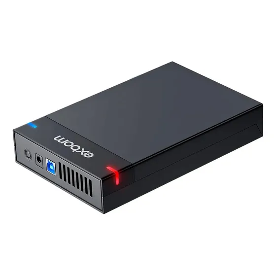 Exbom case externo hd 3.5 sata pc computador usb 3.0 gaveta