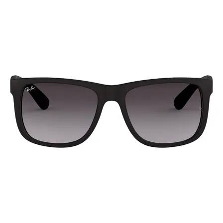 Óculos De Sol Masculino Justin Classic Rb4165l Ray-ban Liso Cinza-escuro Degradê Cinza-claro Preto