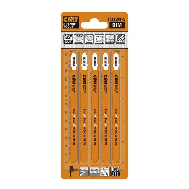 Hojas Para Sierras Caladoras Cmt Código Jt318vf-5