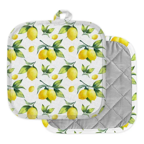 2 Soporte Para Olla Cocina Lavabl Resistente Al Calor Limon