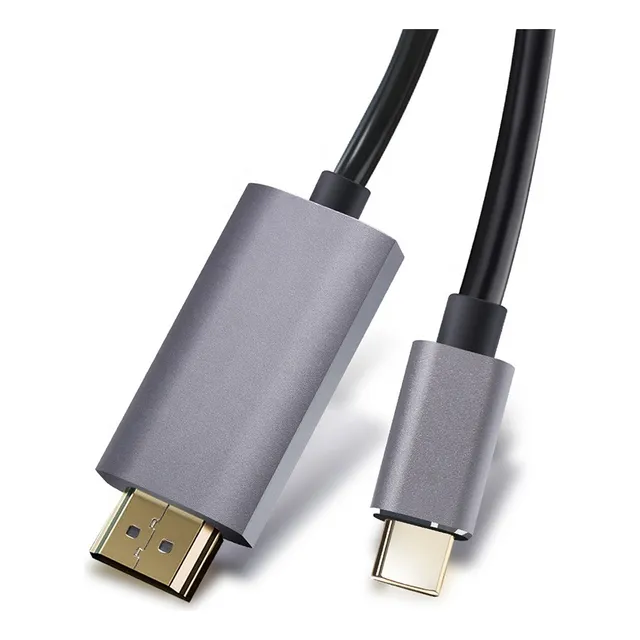 Cable Tipo C a HDMI 4K 60Hz de 1,8 Metros de Largo USB C HD Adaptador Versión 2.0