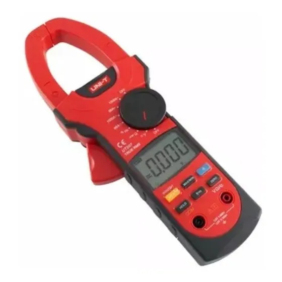 Pinza Amperimétrica Digital Unit Ut207 Hasta 1000amp 