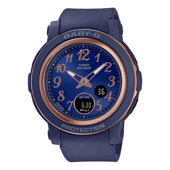 Reloj pulsera Casio BGA-290SA-2ADR con correa de resina color azul