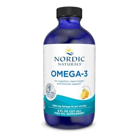 Nordic Naturals Omega-3, Sabor A Limón - 8 Onzas -