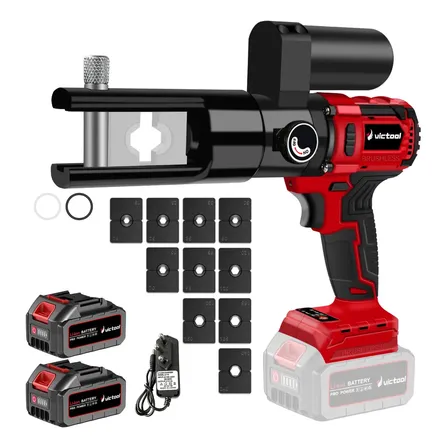 Alicate Hidráulico Elétrico Profissional 21v 16-240mm² Vermelho