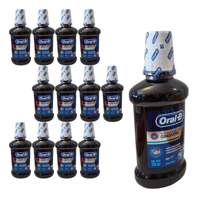 12 Enjuagues Oral B Gingivitis (clorhexidina 12%)