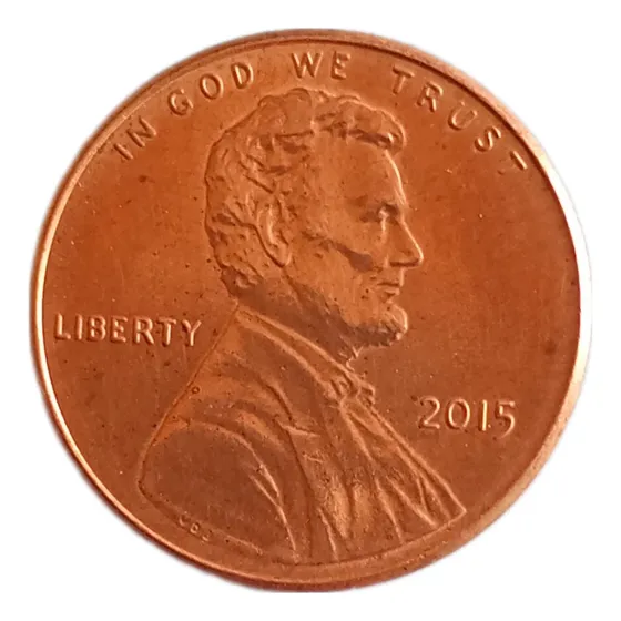 Moneda De Estados Unidos De Un Centavo Año 2015 Sin Circular
