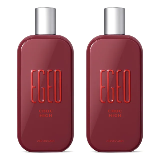 Combo Egeo Choc High Desodorante Colônia 90ml (2 Itens)