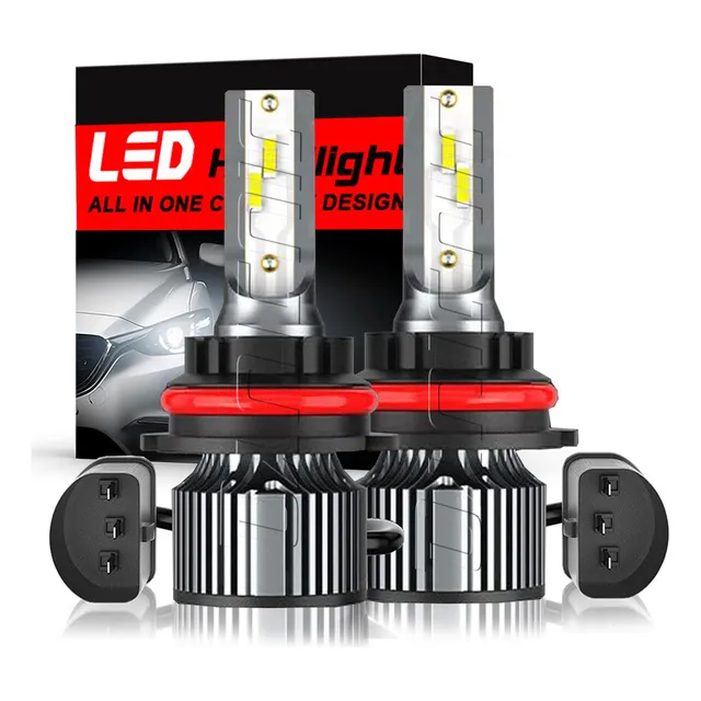 Kit Faros Luz Led 9007 30000lm Para Mitsubishi Haz Alta/baja