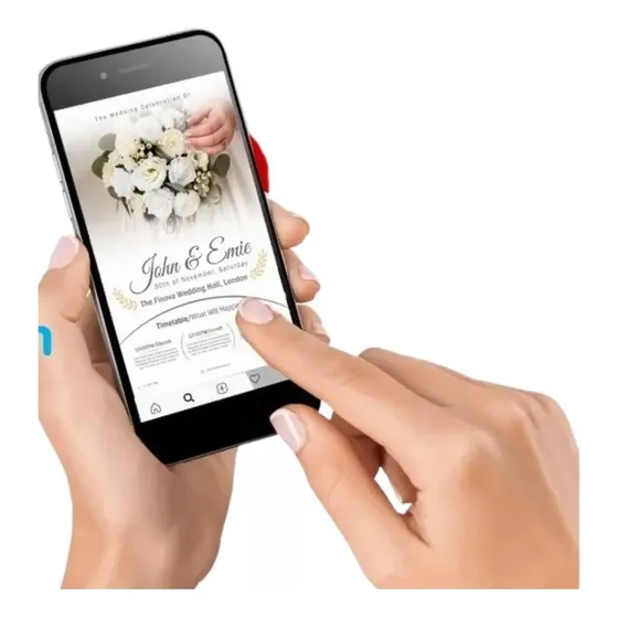 Invitación  Interactiva Inteligente 15 Años Boda Tarjeta Web