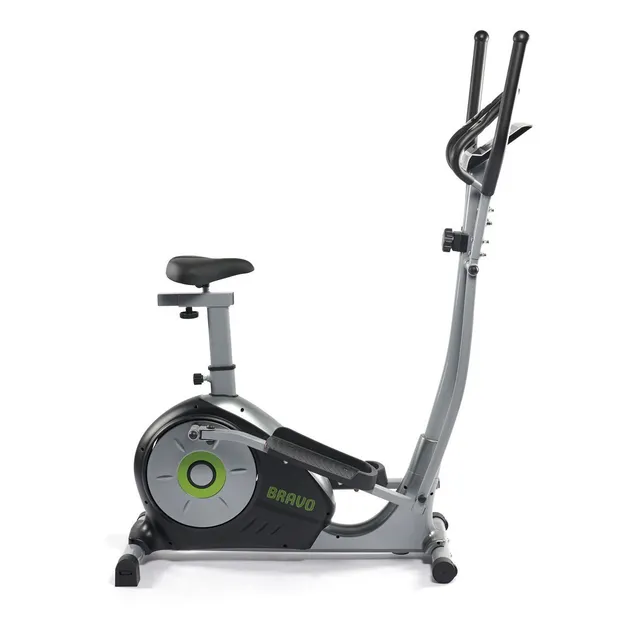 Bicicleta Elíptica Bravo 2 En 1 Ergometrica Freno Magn Pulso