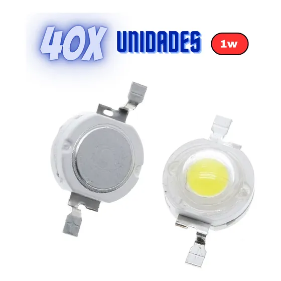 Led Chip De 1w Blanco Alta Potencia Brillo Cob Pack