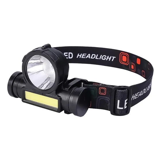 Linterna Frontal Con Sensor Led, Linterna De Búsqueda Para E
