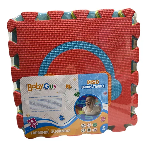 Piso Encastrable De Goma Eva 9 Piezas Cuadrada 30x30 De Instrumentos Musicales Grosor De 1cm Babygus Sebigus 55786