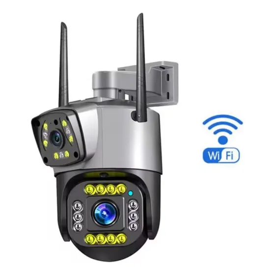 Camara De Seguridad Exterior Wifi Hd Dual 360 V23