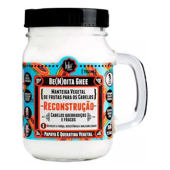 Mascara De Reconstrucción Bemdita Ghee Lola Cosmetics 350g