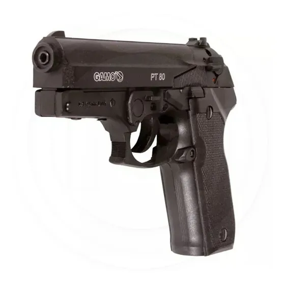 Pistola Pt-80 Gamo Co2 Cargador De 8 Tiros Calibre 4.5mm