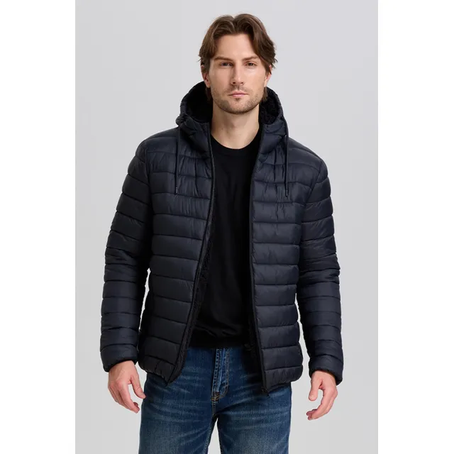 Parka Con Capucha Hombre Y Forro De Peludo Eastone
