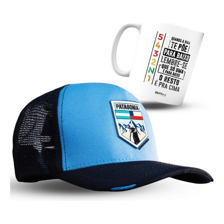 Boné Trucker Moto Aba Cuva Unisex Telinha Brk Expedição Boné Trucker Moto Aba Cuva Unisex Telinha Brk Expedição