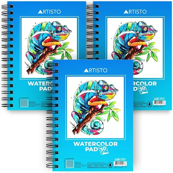Bloc Papel De Acuarela 300 G/m2 30 Hojas