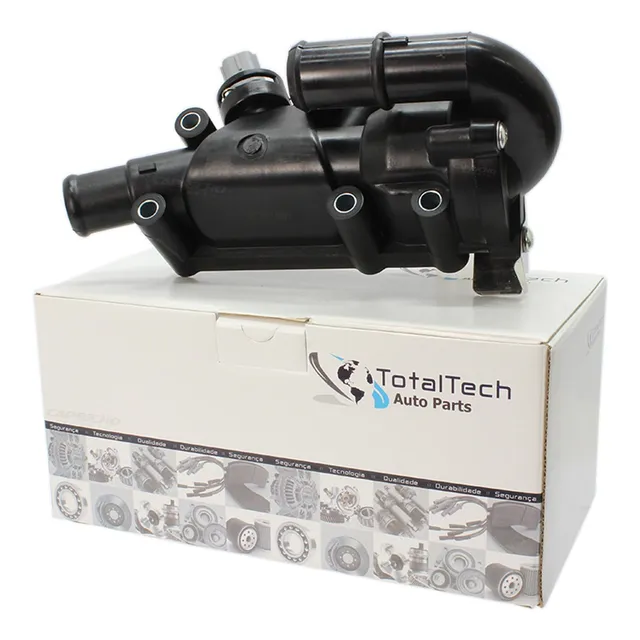 Válvula Termostática Com Sensor De Temperatura Fiesta 1.0 8v Supercharger Zetec Rocam 2002 2003 2004 2005 2006 Qualidade