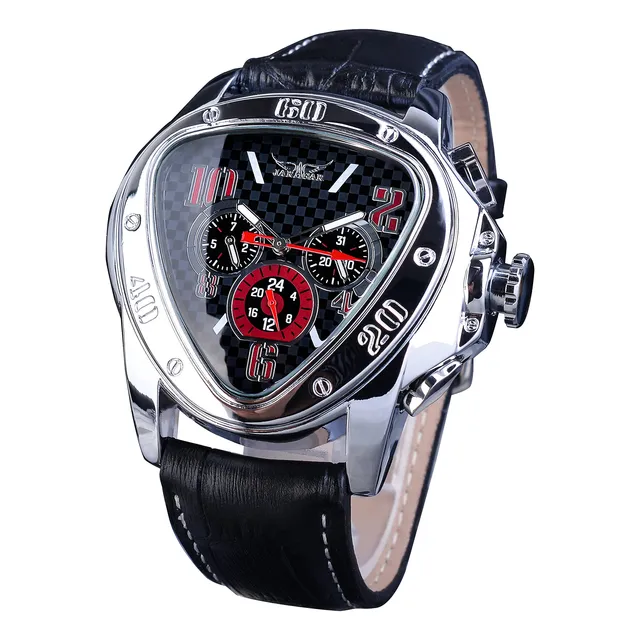 Ganador Moda Mecánica Reloj De Wrist Triangle Racing 233ss