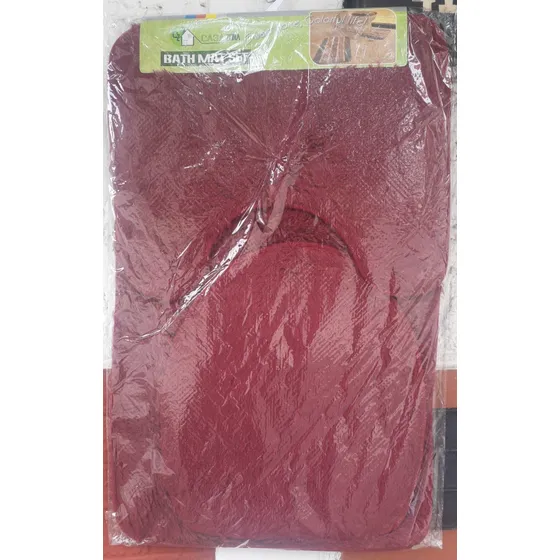 Juego De Baño Set 3 Piezas Alfombra