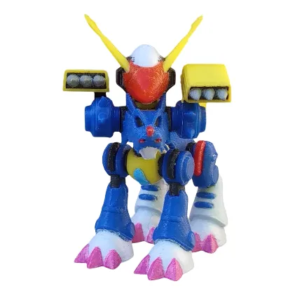 Medabots Garuru Medal Digimon Metalgarurumon Pla Pixelados_