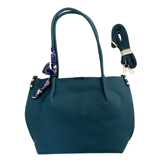 Bolsa Borboleta Azul L-2239 Com Bolsa Pequena E Lenço