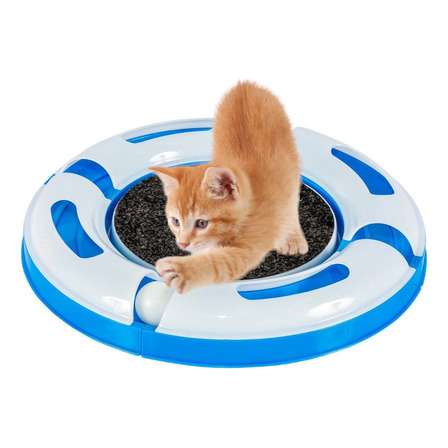 Brinquedo Arranhador Interativo Com Bolinha Para Gatos Pet Brinquedo Arranhador Interativo Com Bolinha Para Gatos Pet